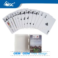 Waterproof Plastic Promotional Custom Playing Cards Wholesale In Bulk